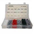 Titan Fasteners 450 Piece Plastic Anchor & Sheet Metal Screw Assortment - #8 to #16 TFP6TLB450